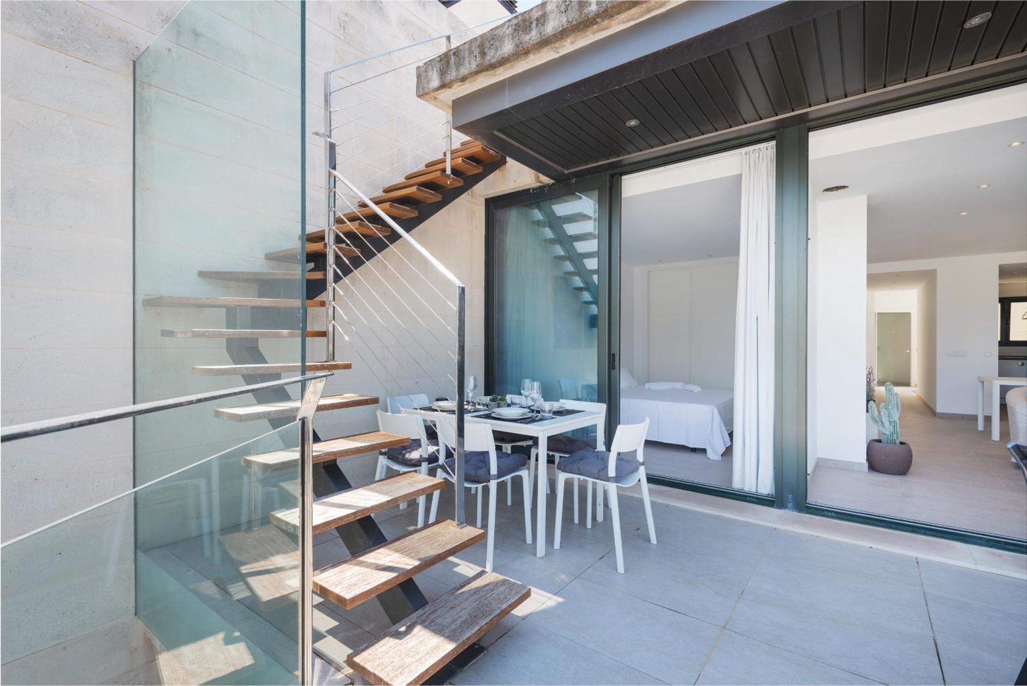 Ferienwohnung Mirador Blue L - Cala Sant Vicenc Cala de Sant Vicenc Exterior foto