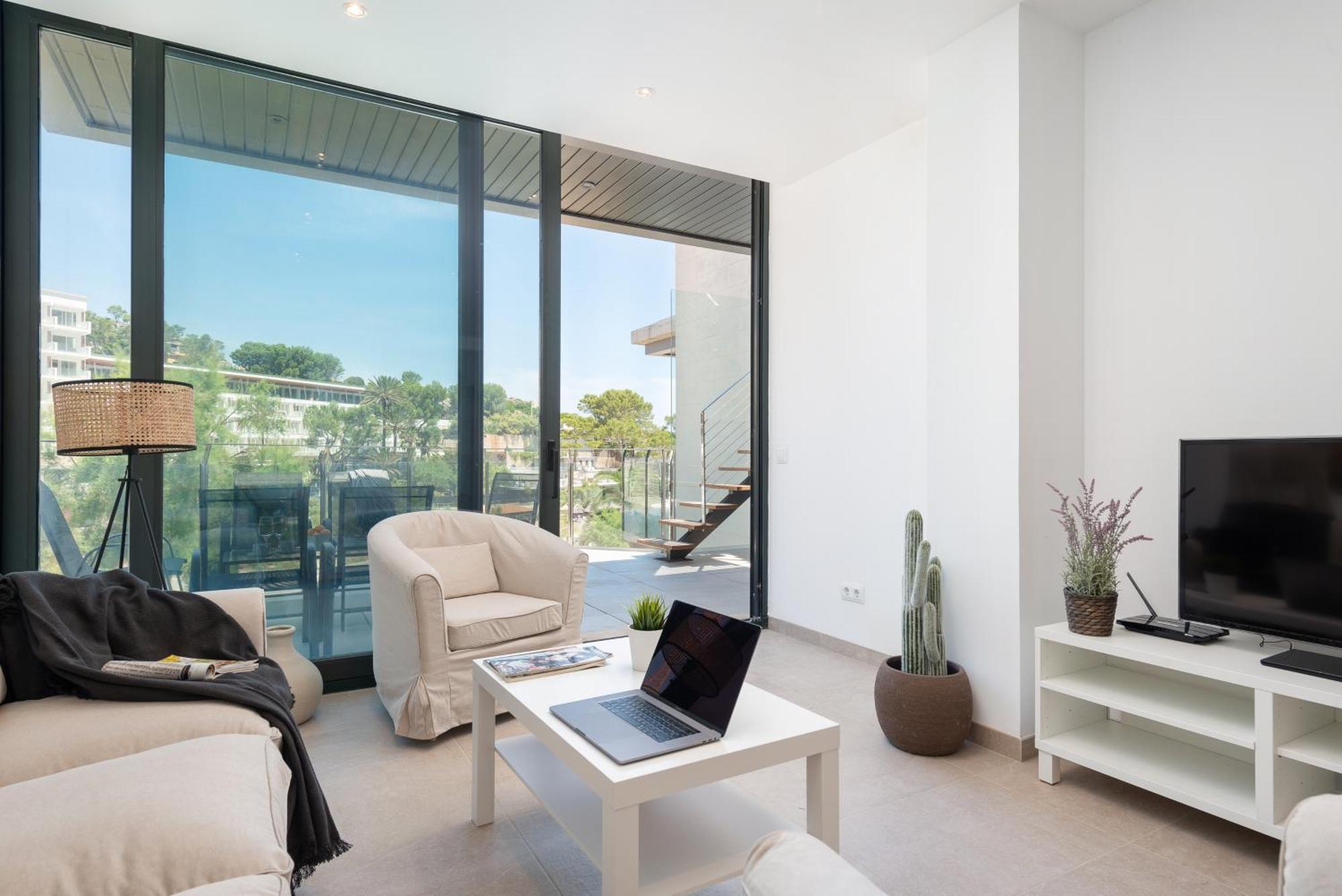 Ferienwohnung Mirador Blue L - Cala Sant Vicenc Cala de Sant Vicenc Exterior foto