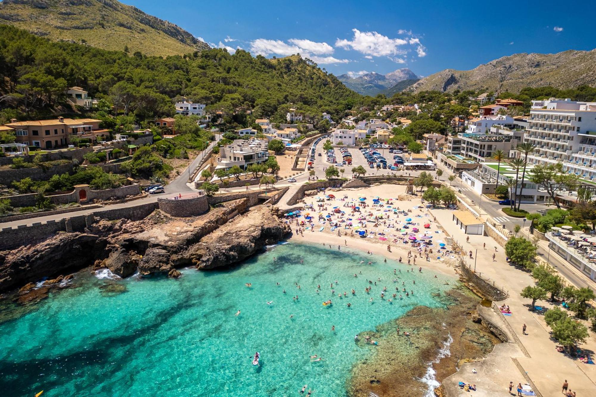 Ferienwohnung Mirador Blue L - Cala Sant Vicenc Cala de Sant Vicenc Exterior foto